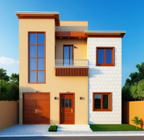 exterior decoration,3d rendering,gold stucco frame,houses clipart,duplexes,stucco frame,floorplan home,residential house,house facade,house shape,homebuilding,two story house,homebuilder,modern house,house floorplan,inmobiliaria,prefabricated buildings,vastu,house front,small house,Photography,General,Realistic