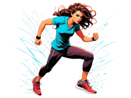 strider,female runner,sprint woman,runyonesque,superspeed,lightwaves,kickstart,energized,cyberathlete,bolt,jump rope,vector art,sprinting,topspin,tracers,vector illustration,grooverider,vector girl,korra,soulforce,Illustration,Paper based,Paper Based 17