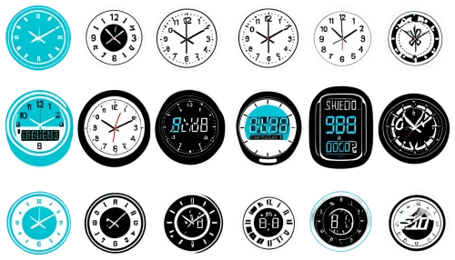 clocks,icon set,wristwatches,dials,easter eggs,easter egg sorbian,timers,set of icons,easter background,nest easter,gray icon vectors,circle icons,clockings,clock face,timepieces,time display,timetrax,altimeters,old watches,watches,Unique,Design,Sticker