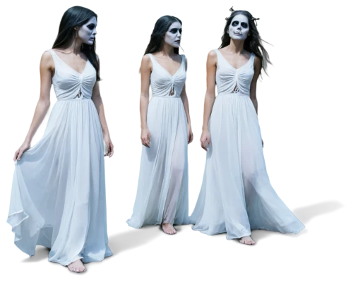 eurydice,a floor-length dress,euridice,derivable,iphigenia,hekate,melian,blue enchantress,demeter,white figures,dead bride,enrobed,sirenia,antigone,image manipulation,sigyn,butoh,nightdress,nimue,evanescence,Art,Classical Oil Painting,Classical Oil Painting 16