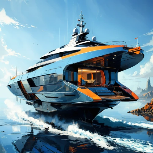 rorqual,jetboat,marinemax,sea fantasy,powerboating,speedboats,coastal motor ship,hydrofoils,yacht,helicarrier,speedboat,water taxi,yacht exterior,super trimaran,superyachts,runabout,sunseeker,hydrographic,powerboats,powerboat,Conceptual Art,Sci-Fi,Sci-Fi 01