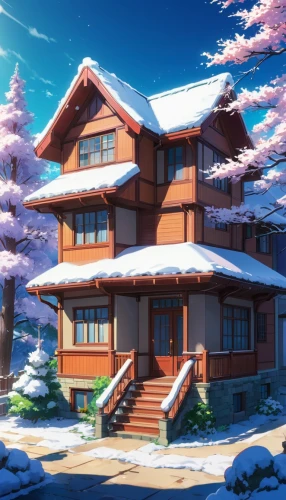 winter house,snow roof,winter background,christmas snowy background,snow scene,snowy landscape,dreamhouse,snow house,house in the mountains,christmas wallpaper,snow landscape,butka,house in mountains,wooden house,snowy,christmasbackground,setsuna,christmas snow,beautiful home,forest house,Illustration,Japanese style,Japanese Style 03