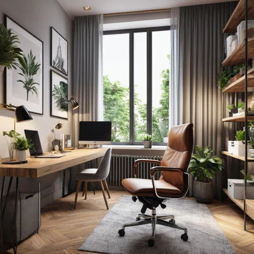 modern office,working space,modern room,blur office background,office chair,creative office,office desk,loft,interior modern design,bureaux,interior design,furnished office,3d rendering,apartment,desk,modern decor,study room,wooden desk,smartsuite,office,Photography,General,Realistic