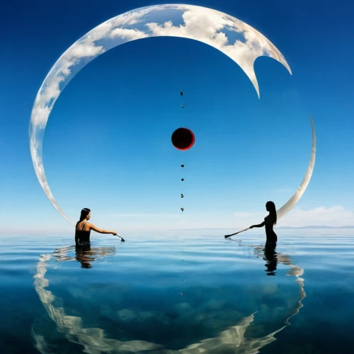 moon and star,hanging moon,jugglers,sun and moon,yinyang,moon and star background,moon phases,stars and moon,juggler,circumlunar,yin yang,moons,moon addicted,analemma,juggling,crescent moon,photo manipulation,equilibrio,photomanipulation,kyudo,Illustration,Black and White,Black and White 07