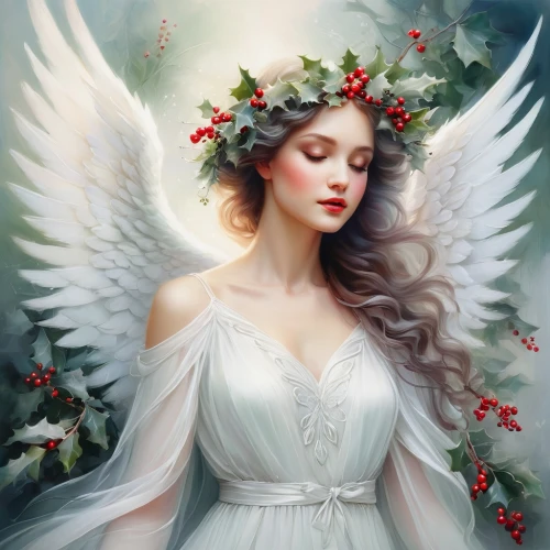 vintage angel,faery,the angel with the veronica veil,angel wings,christmas angel,angel girl,faerie,fairy queen,angel wing,angel,love angel,flower fairy,baroque angel,white rose snow queen,winged heart,seraphim,fairy,angelicus,crying angel,anjo,Illustration,Realistic Fantasy,Realistic Fantasy 15