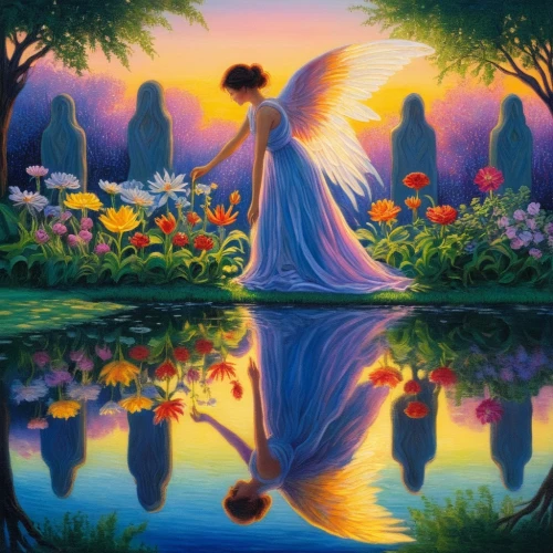 anjo,hildebrandt,faerie,fantasy picture,ulysses butterfly,fairy peacock,dubbeldam,oil painting on canvas,butterfly background,faery,ostara,fairies aloft,angel lanterns,angel wings,nasmith,beltane,aurora butterfly,imbolc,fantasia,rosa 'the fairy,Conceptual Art,Daily,Daily 31