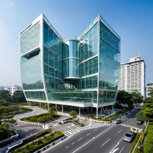 glass facade,glass building,hongdan center,pamukbank,temasek,bkc,jakarta,structural glass,indovision,sudirman,sampoerna,headoffice,nasscom,infosys,stanchart,morphosis,bos javanicus,cube house,bangalore,sathorn,Photography,General,Realistic