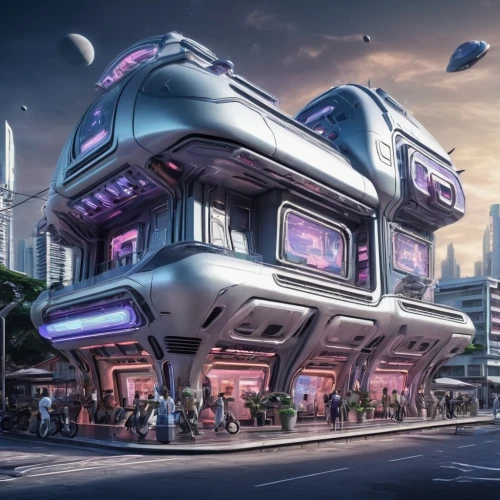 futuristic architecture,arcology,coruscant,futuristic landscape,futuristic art museum,starbase,technodrome,sci - fi,sci fi,cybercity,scifi,cybertown,megacorporations,cardassia,alien ship,helicarrier,cinerama,futuristic,starship,spacebus,Conceptual Art,Sci-Fi,Sci-Fi 13