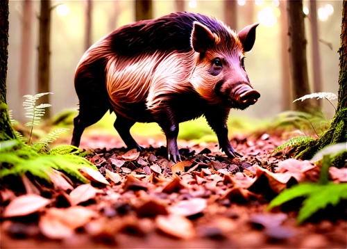 wild boar,pot-bellied pig,pumbaa,babirusa,boar,mini pig,pigmy,boars,forest animal,pigasus,scrofa,cartoon pig,muntjac,warthog,teacup pigs,hog,tapirs,kune,chestnut animal,lipumba,Illustration,Realistic Fantasy,Realistic Fantasy 01