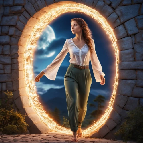 celtic woman,fantasy picture,fantasy art,celtic harp,fantasy portrait,stargates,tuatha,photo manipulation,fantasy woman,image manipulation,magic mirror,sigyn,demelza,etain,lightpainting,photomanipulation,behenna,photoshop manipulation,celtic queen,lorien,Photography,General,Realistic