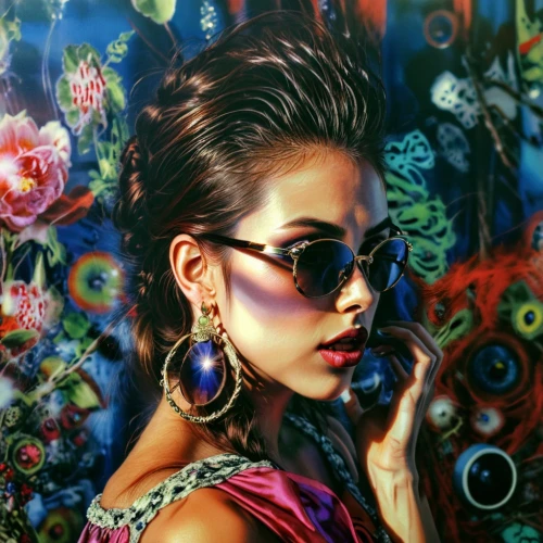 vietnamese woman,viveros,boho art,boho art style,geisha girl,oil painting on canvas,bohemian art,asian woman,japanese woman,oriental girl,yasumasa,portrait background,art painting,kahlo,jolin,cosima,photo painting,colorful background,asian vision,tretchikoff,Photography,General,Realistic