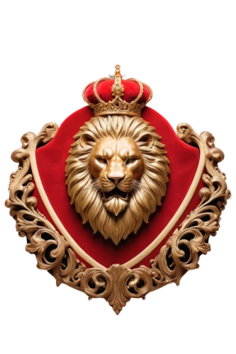 goldlion,kr badge,red heart medallion,king crown,sspx,red heart medallion on railway,royal crown,lionore,lion,crown icons,lion capital,russian coat of arms,crest,kingship,rss icon,iraklion,lionnet,leones,armorial,heraldic,Illustration,Vector,Vector 13