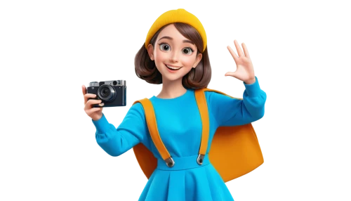 woman holding a smartphone,girl making selfie,nunsense,phone clip art,mobile camera,phone icon,taking photo,photo camera,a girl with a camera,taking picture,picturephone,tiktok icon,digital camera,camera,camera illustration,lumia,lumidee,taking photos,halina camera,mobilemedia,Unique,3D,3D Character