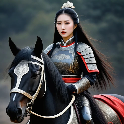 sanxia,goryeo,wuxia,dongyi,mulan,gisaeng,daiyu,dongbuyeo,nodari,jingqian,inner mongolian beauty,naginata,myongji,dongyin,gungnyeo,sukjong,zhenghe,female warrior,cuirassier,yifei,Illustration,Realistic Fantasy,Realistic Fantasy 12