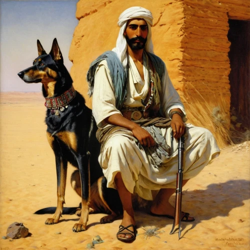 bedouin,tuareg,bedouins,orientalist,black shepherd,tuaregs,berber,berbers,benmerzouga,hadhramaut,balkhi,mohammedmian,boy and dog,shepherd,ghaffur,fremen,libyan desert,argan,orientalism,emirati,Art,Classical Oil Painting,Classical Oil Painting 42