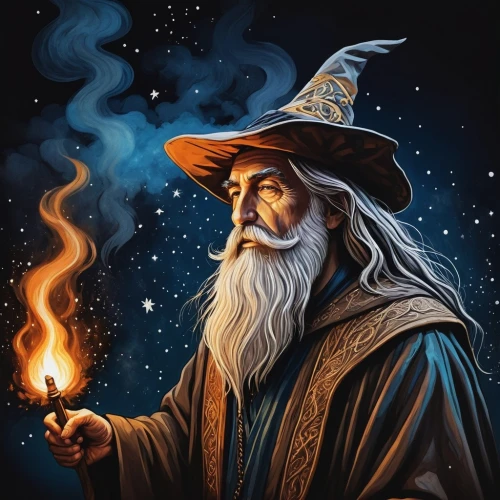 wizard,the wizard,gandalf,dumbledore,sorcerer,magus,wizards,rincewind,magidsohn,radagast,witch's hat icon,magickal,wizardly,magick,raistlin,sorcerers,enchanter,spells,arcanjo,emrys,Illustration,Realistic Fantasy,Realistic Fantasy 23