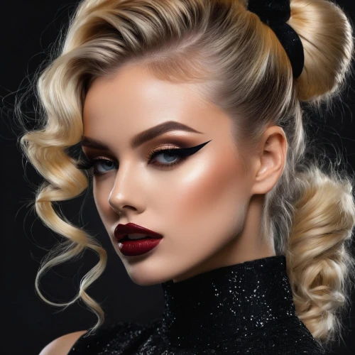 vanderhorst,digital painting,airbrush,vintage makeup,derivable,marilyns,airbrushing,world digital painting,airbrushed,behenna,updo,digital art,red lips,chignon,perrie,digital artwork,pin up girl,fantasy portrait,fashion vector,rockabilly style,Photography,General,Fantasy