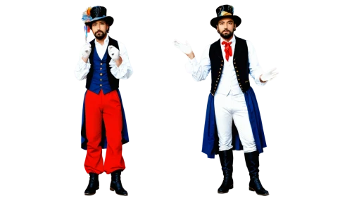 vaudevillians,dandyism,red and blue,magicians,derivable,ringmasters,gentleman icons,mmd,fedoras,ringmaster,harlequinade,magician,partymen,duplicate,vaudevillian,tuxes,ringleader,pachuco,tuxis,white blue red,Conceptual Art,Graffiti Art,Graffiti Art 08