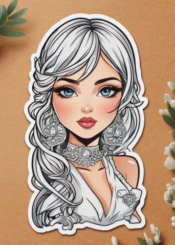 dressup,fashion vector,diamante,my clipart,derivable,dollmaker,silver wedding,white rose snow queen,scrapbook clip art,boho art style,bridal jewelry,heart clipart,fashion doll,clipart sticker,armine,new year clipart,silvery,crystallised,clipart,inbal,Unique,Design,Sticker