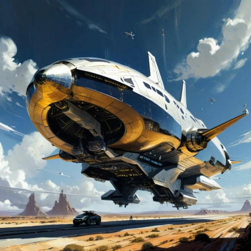 dropship,airship,airships,homeworld,skyship,space ship,starship,air ship,runabout,bumblebee,space ships,endeavor,landship,alien ship,spaceship,rocketeer,endeavour,futuristic landscape,homeworlds,longhaul,Conceptual Art,Sci-Fi,Sci-Fi 01