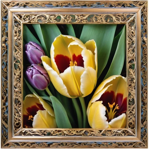 botanical frame,tulips,floral frame,tulip flowers,flower border frame,tulp,yellow tulips,tulip bouquet,floral and bird frame,yellow orange tulip,flowers frame,tulip background,tulipa,botanical square frame,floral silhouette frame,flower frame,decorative frame,orange tulips,peony frame,two tulips,Art,Artistic Painting,Artistic Painting 01