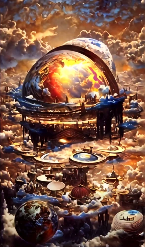 deltha,futuristic landscape,planet eart,ozma,planet alien sky,bathysphere,technosphere,toroid,chemosphere,alien planet,extrasolar,cosmosphere,exosphere,musical dome,primordia,arcology,fantasy landscape,terraformed,chromosphere,alien world