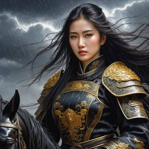 female warrior,rongfeng,yi sun sin,warrior woman,qianwen,mongolian girl,xiaofei,fingon,frison,xueliang,mulan,inner mongolian beauty,xianwen,heroic fantasy,yanzhao,xuanwei,wenzhao,fantasy art,fingolfin,khenin,Illustration,Realistic Fantasy,Realistic Fantasy 03