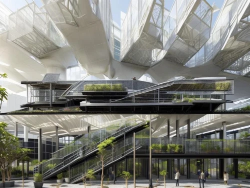 morphosis,safdie,glass facade,futuristic architecture,bjarke,embl,epfl,glass building,gensler,glass facades,esade,calpers,futuristic art museum,interlace,autostadt wolfsburg,modern architecture,cube stilt houses,biotechnology research institute,solar cell base,cantilevers