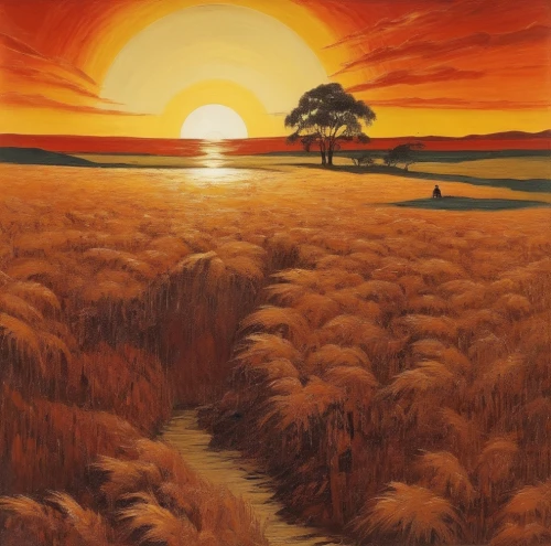 wheat field,wheat fields,farm landscape,barley field,rural landscape,straw field,wheatfield,wheat crops,grain field,field of cereals,hare field,namib,autumn landscape,strand of wheat,ricefield,wheatfields,desert landscape,ploughed,agricultural scene,rye field,Illustration,Realistic Fantasy,Realistic Fantasy 21