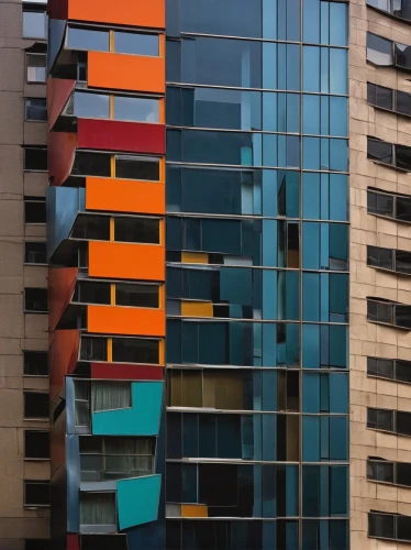 colorful facade,glass facades,glass facade,apartment blocks,seidler,são paulo,apartment block,edificio,glass building,reclad,rmit,office buildings,ventanas,glass blocks,colorful glass,paulista,multistorey,facade panels,block of flats,high rise building,Photography,Fashion Photography,Fashion Photography 19