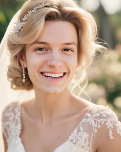 blonde in wedding dress,bridal jewelry,maxon,kleinfeld,bridal,bridalveil,marguerite,hazelius,bridewealth,wedding dresses,bridal dress,inbal,margueritte,princess crown,wedding dress,marguerita,belorusskaya,sposa,marguerite daisy,tiaras,Photography,Natural