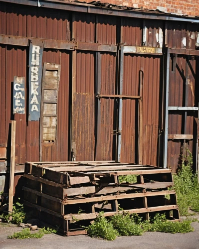 wooden pallets,pallets,boat shed,timber framed building,outbuilding,cowshed,village shop,middleport,treadwheel,cooperage,signalbox,farmstand,garden shed,bedposts,shed,boat yard,marshalling yard,beamish,locomotive shed,sheds,Art,Artistic Painting,Artistic Painting 07