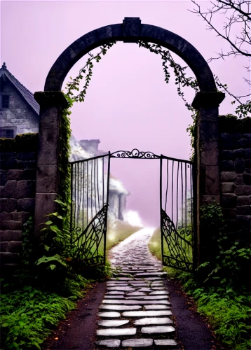 heaven gate,gateway,village gateway,farm gate,iron gate,stone gate,the mystical path,pathway,lychgate,the threshold of the house,archway,tixall gateway,gate,entranceways,threshold,walkway,entry path,towpaths,standedge,towards the garden,Illustration,Japanese style,Japanese Style 11