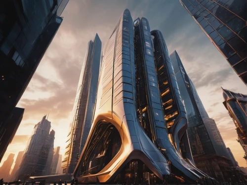 futuristic architecture,ordos,oscorp,arcology,mubadala,futuristic art museum,megacorporation,skylstad,coruscant,sky space concept,megacorporations,komtar,futuristic landscape,largest hotel in dubai,cybercity,capcities,azrieli,morphosis,metropolis,coruscating,Conceptual Art,Sci-Fi,Sci-Fi 13