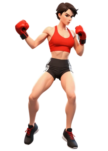 muscle woman,strongwoman,kickboxing,pugilistica,boxing gloves,pugilist,sports girl,3d model,shadowboxing,sparr,reimposing,karatekas,pugilistic,derivable,strong woman,3d render,kickboxers,sanshou,kettlebell,dumbbell,Unique,3D,Low Poly