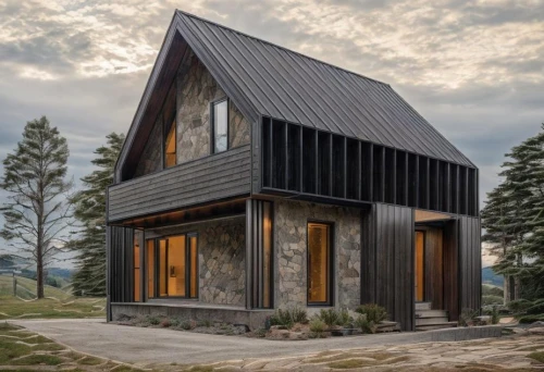 timber house,the cabin in the mountains,inverted cottage,small cabin,wooden house,house in the mountains,log cabin,log home,cubic house,house in mountains,mountain hut,frame house,metal roof,wooden hut,forest house,electrohome,snohetta,cabin,cube house,summer cottage,Architecture,General,Modern,Elemental Architecture