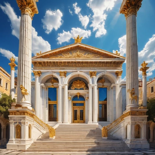 zappeion,greek temple,marble palace,ephesus,celsus library,vittoriano,greek orthodox,europe palace,synaxarion,noto,laodicea,water palace,dolmabahce,temple of diana,neoclassical,hellenic,damascene,neoclassicism,paralimni,leptis,Conceptual Art,Oil color,Oil Color 07