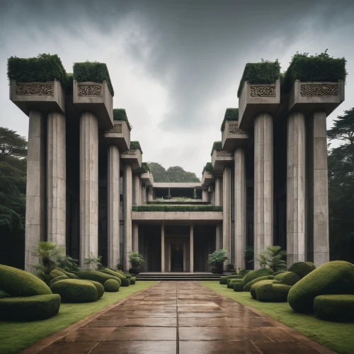 peristyle,diliman,pillars,doric columns,marble palace,egyptian temple,istana,columns,brutalism,three pillars,corregidor,yonsei,dlsu,senayan,walhalla,hall of nations,columned,colonnade,hall of the fallen,mahavihara,Conceptual Art,Fantasy,Fantasy 03