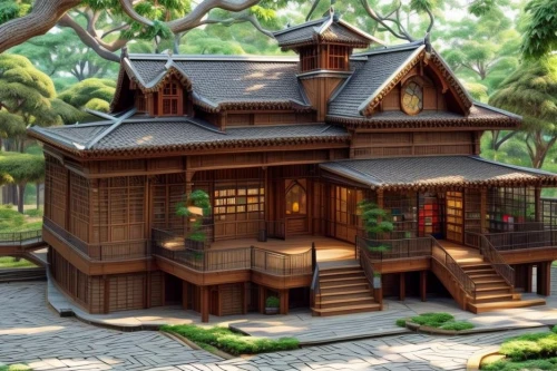 javanese traditional house,wooden house,traditional house,house in the forest,log cabin,forest house,log home,wooden houses,small house,little house,treehouses,miniature house,tree house hotel,ancient house,country cottage,tree house,wooden hut,summer cottage,dreamhouse,country house