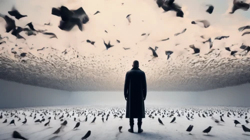 mumuration,crowes,flock of birds,migrate,crows,black crow,capes,flocking,swarms,the birds,swarm,shinigami,owlman,king of the ravens,dangerbird,superhero background,dementors,crowed,nevermore,photo manipulation,Photography,General,Sci-Fi