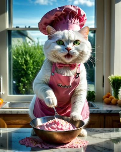 tea party cat,chef,pink cat,catroux,pastry chef,caterer,raquette,chongkittavorn,oktoberfest cats,doll cat,chef hat,monbouquette,murgatroyd,lucky cat,porcelaine,cat image,masterchef,men chef,patisserie,cute cat,Photography,General,Realistic