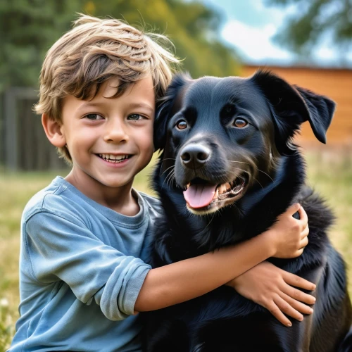 boy and dog,girl with dog,veterinarians,the dog a hug,rottweiler,companion dog,ifaw,dog breed,pet,labrador retriever,human and animal,figli,black shepherd,labrador,pet black,pet adoption,dog photography,dog pure-breed,rottweilers,love for animals,Photography,General,Realistic