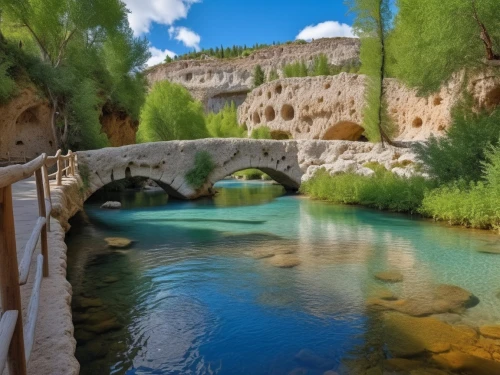 shushtar,supai,blagaj,stari,wadi dana,algar,source de la sorgue,gyepes,mostar,hasankeyf,jordan river,st catherine's monastery,stone bridge,sanliurfa,havasupai,pont du gard,gafsa,samaha,angel bridge,baalbek,Photography,General,Realistic