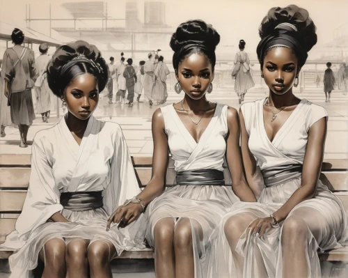 beautiful african american women,afro american girls,nubians,empresses,black models,priestesses,muses,rwandas,supremes,shirelles,colorism,melanin,queenship,canonesses,dreamgirls,womanism,countesses,afrocentrism,afroasiatic,black women,Illustration,Paper based,Paper Based 30