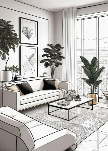 apartment lounge,modern living room,livingroom,living room,modern room,apartment,modern decor,an apartment,contemporary decor,home interior,appartement,interior modern design,interior design,sunroom,shared apartment,interiors,modern minimalist lounge,3d rendering,penthouses,interior decoration,Illustration,Black and White,Black and White 04