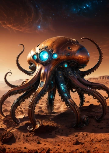 azathoth,cephalopod,octopus,wheatley,beholders,cephissus,starcraft,servitor,nauplius,octopi,sci fiction illustration,octo,protoss,deepsea,lovecraftian,nyarlathotep,mechana,kraken,tentaculata,intersquid,Photography,General,Fantasy