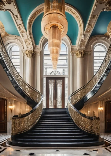 grand hotel europe,entrance hall,lanesborough,saint george's hall,staircase,foyer,circular staircase,neoclassical,outside staircase,balmoral hotel,teylers,kempinski,archly,marble palace,bessborough,palladianism,claridges,blythswood,staircases,concertgebouw,Conceptual Art,Fantasy,Fantasy 22