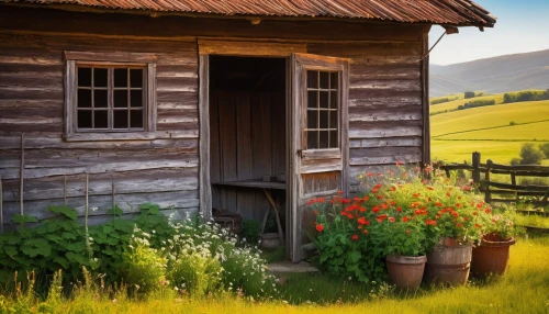 country cottage,home landscape,country house,outbuilding,farm hut,garden shed,summer cottage,bucolic,farm house,meadow landscape,rustic,wooden hut,barnhouse,field barn,outbuildings,wooden house,country side,homesteader,little house,countryside,Art,Classical Oil Painting,Classical Oil Painting 42