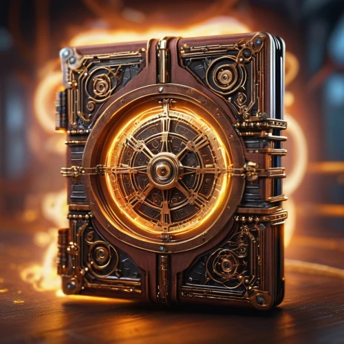 tock,magic grimoire,enchiridion,time lock,clockworks,cinema 4d,horologium,lockboxes,3d render,3d model,steampunk gears,lockbox,clockwork,clockmaker,music box,antiquorum,spellbook,astrolabe,grimoire,treasure chest,Photography,General,Sci-Fi