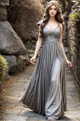 margairaz,margaery,celtic woman,a floor-length dress,seoige,lysa,sirenia,celtic queen,girl in a long dress,sigyn,galadriel,catelyn,megara,enchanting,bridal gown,ball gown,long dress,evening dress,arwen,silver wedding